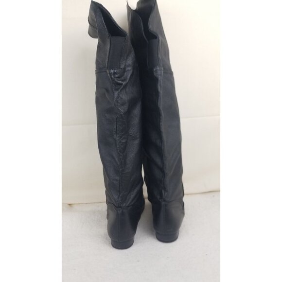 Knee-High Boot Chinese‎ Laundry Womens South Bay Black 7 leather - Picture 9 of 12